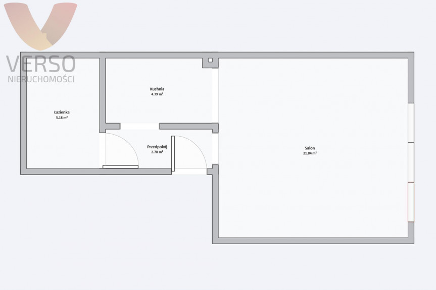 Olsztyn, Jaroty, Sucharskiego, Kawalerka z dużym balkonem w nowym budownictwie 1 piętro